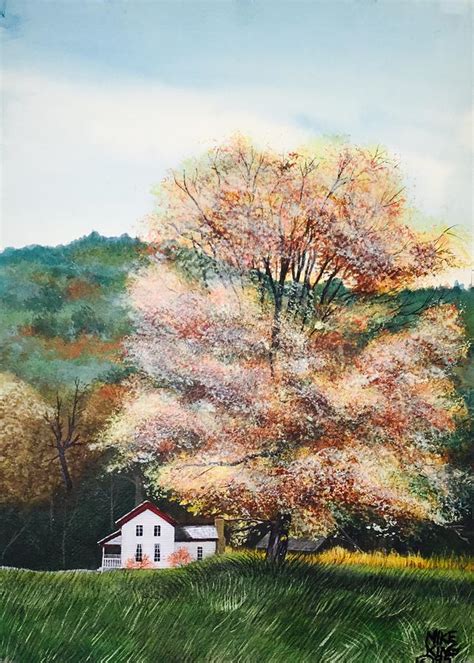 Cades Cove Tennessee Painting By Mike King Fine Art America