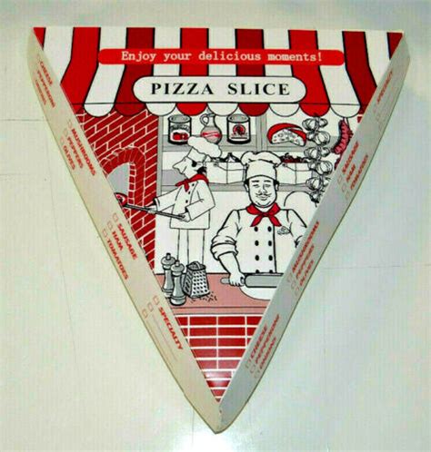 Pizza Slice Boxes Choice White Clay Coated 10 Pack Parties Take Out