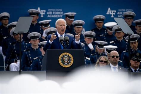 Biden Falls On Stage During Air Force Academy Graduation Quickly