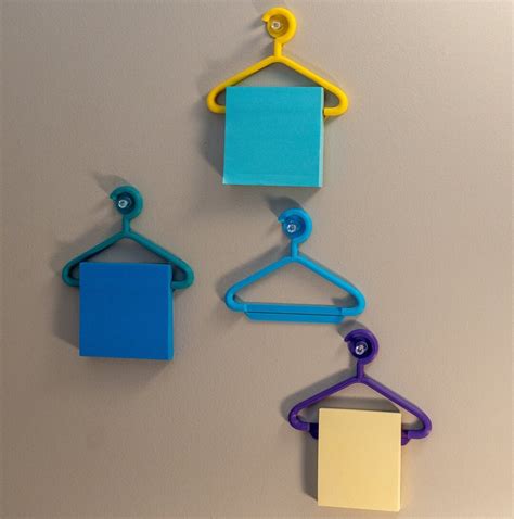 Sticky Note Hanger 3x3 Post It Note Hanger Etsy