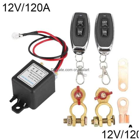 Wireless V A A Battery Disconnect Relay Cut Off Switch Isolator