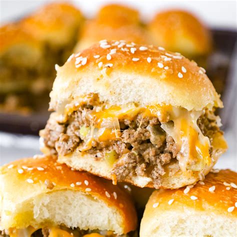 Cheeseburger Sliders - This is Not Diet Food