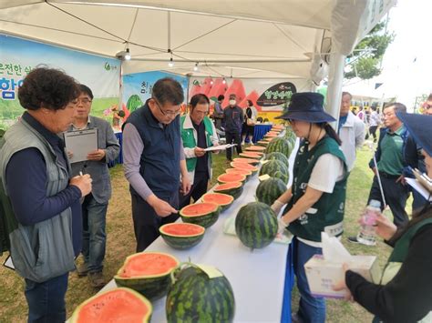 함안군 26일 수박축제 개막사전 품평회 참가 신청접수