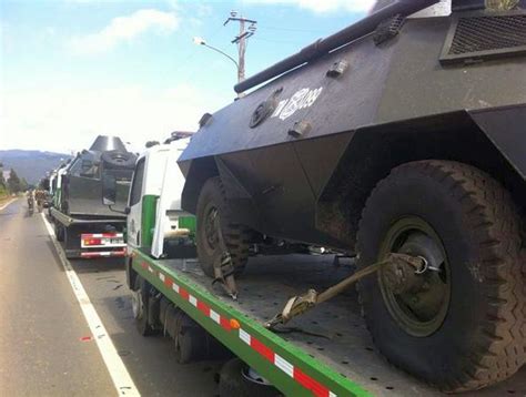 Enfrentamientos En Arauco Cuatro Vehículos Blindados Y 40 Efectivos Del Gope Llegaron A La Zona