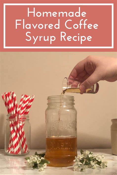 Vanilla Syrup For Coffee Sugar Free Coffee Syrup Homemade Coffee