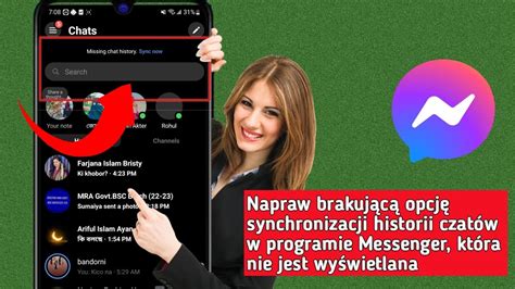 Jak naprawić brakującą opcję synchronizacji historii czatów programie