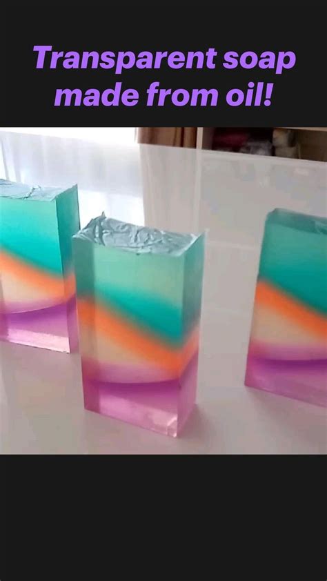 Transparent Soap Made From Oil