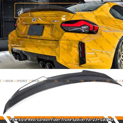 PSM STYLE CARBON FIBER TRUNK SPOILER FOR 2022 2024 BMW G42 2 SERIES