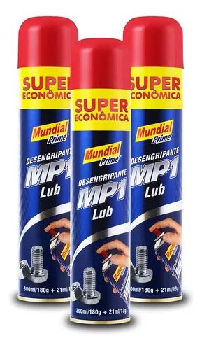 3x Desengripante Mp1 Lub 321ml Mundial Prime Anti Ferrugem MercadoLivre