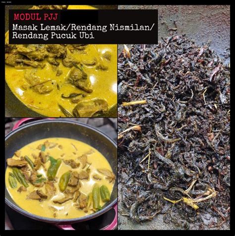 Pjj Masak Lemak Rendang Nismilan Rendang Pucuk Ubi