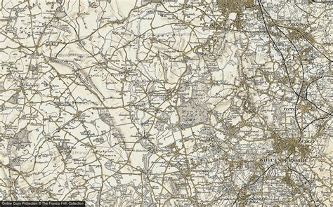 Historic Ordnance Survey Map of Wombourne, 1902