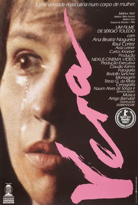 Cartaz Do Filme Vera Enciclopédia Itaú Cultural