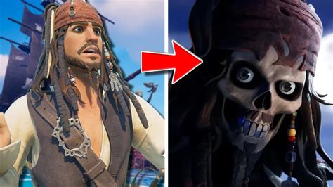 Captain Jack Sparrow In Fortnite Pirates Of The Caribbean X Fortnite Youtube