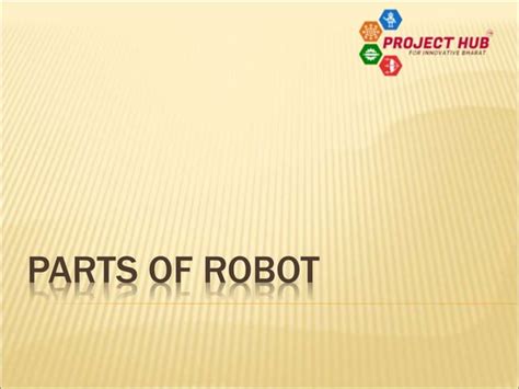 Introduction To Robotics Powerpoint Presentation On Roboticsppt