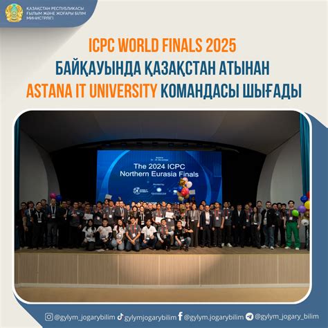 Icpc World Finals Astana It University