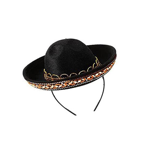 Funny Nice Mini Mexican Hat On Headbands Fiesta Party Costume Spanish