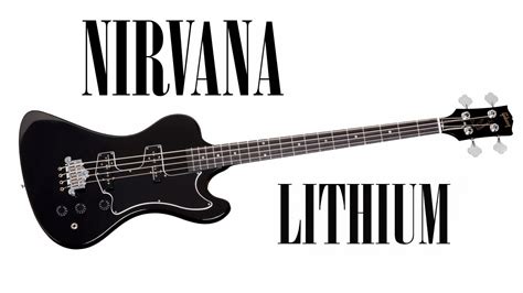 Nirvana Lithium Bass Cover Tab Lesson Tutorial Youtube