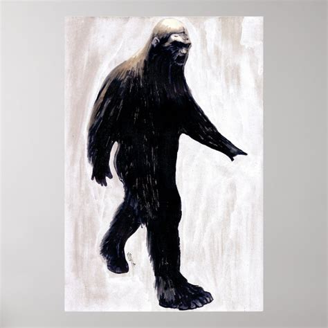 Bigfoot Poster Zazzle