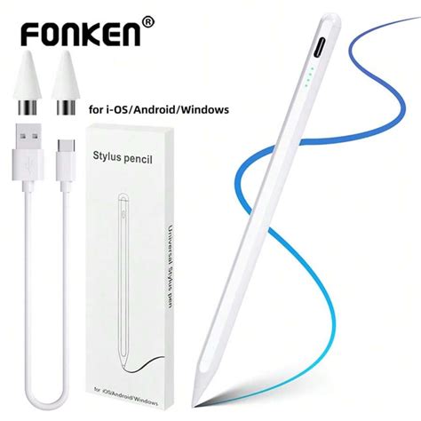 Fonken Universal Capacitive Active Stylus Touch Screen Pen Smart For Ios Android Windows Phone