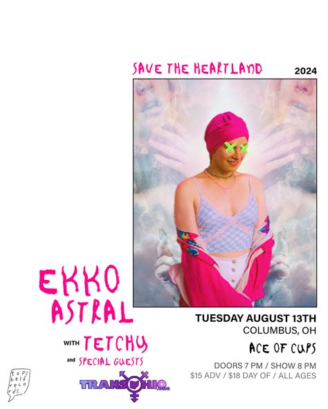 Ekko Astral - Save the Heartland tour w/ Tetchty @ Ace of Cups