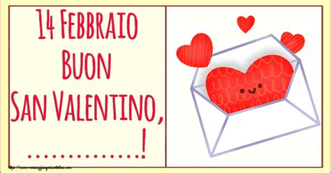 Febbraio Buon San Valentino Crea Cartoline Personalizzate