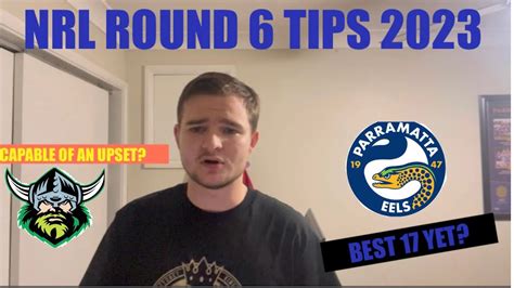 Nrl Round Tips Youtube