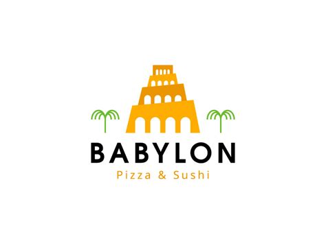 Babylon Logo Tower Logo By Alexandr Scorolitnii On Dribbble