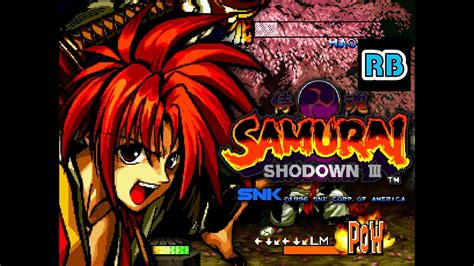 1996 60fps PS Samurai Shodown III Blades Of Blood Shizumaru Hardest