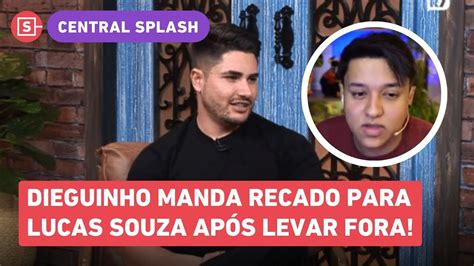 Dieguinho levou suposto fora de Lucas Souza Entenda polêmica YouTube