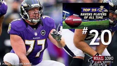 Top 25 Ravens Players Of All Time 20 Matt Birk Youtube