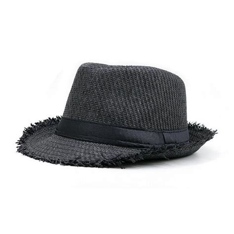 Chapeau Homme Funmoon Panama T Trilby Fedora De Paille Protection