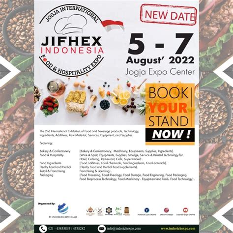 JOGJA INTERNATIONAL FOOD HOSPITALITY EXPO JIFHEX INDONESIA Jadwal