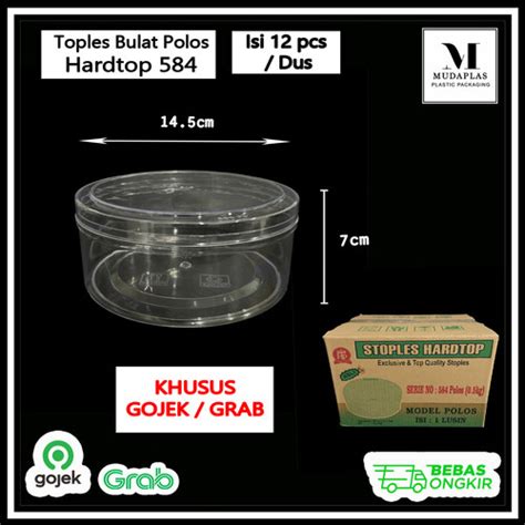 Jual Toples Kue Kering Hardtop 584 Bulat Polos 500 Gr GOJEK Jakarta