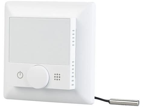 Thermostat Connect Pour Chauffage Au Sol Avec Capteur Externe Blanc