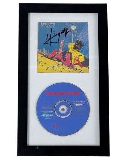 Mick Jagger Signed Cd Rolling Stones "still Life"