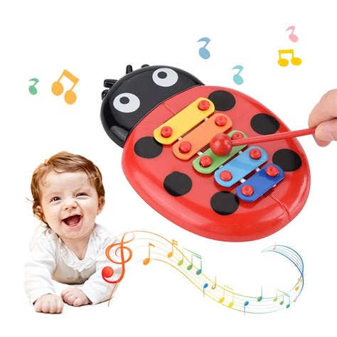 Baby Percussion Musical Instrument Music Toys Gift Colorful Ladybird ...