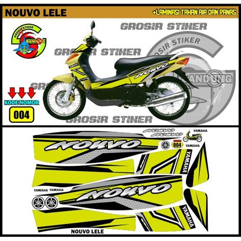 Jual STIKER VARIASI MOTOR YAMAHA NOUVO LELE Shopee Indonesia