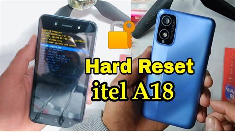 Hard Reset Itel A18 Youtube