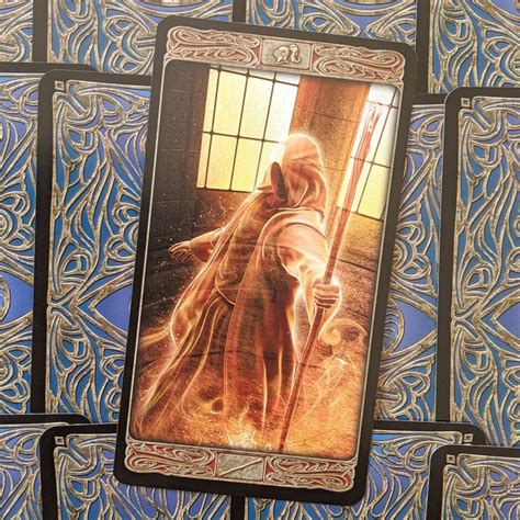 Knave Of Wands Ghost Tarot Painting Tarot Ghost