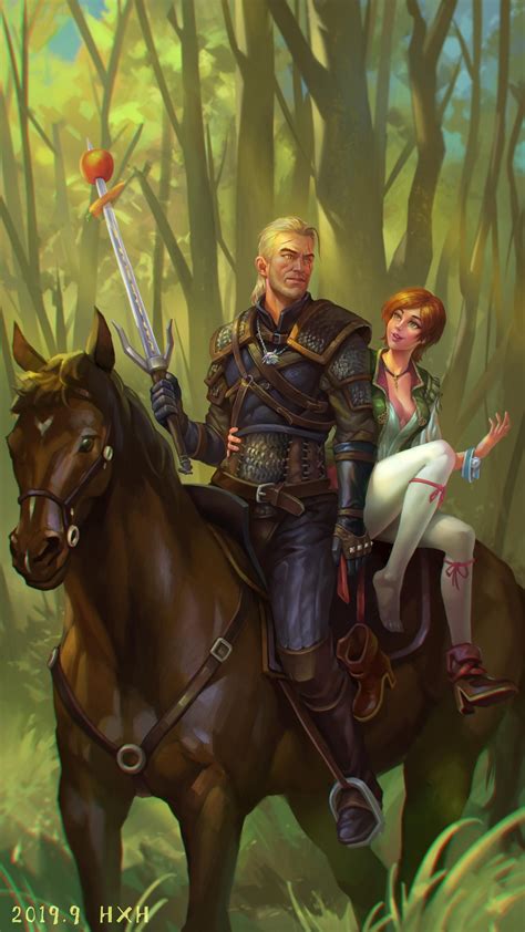 The Witcher 3 10 Pieces Of Geralt And Shani Fan Art Fans Will Love