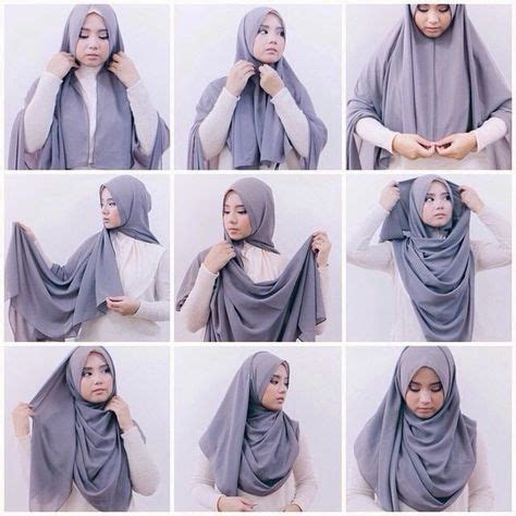 Visuel Modele Hijab Simple En Modele Hijab Tutoriel Hijab Et