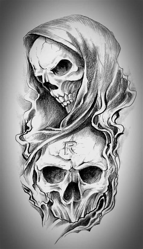 Skulls Skull Tattoo Design Skulls Drawing Skull Sleeve Tattoos