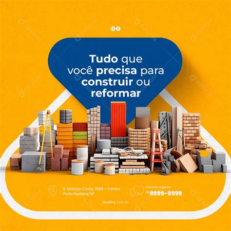 Tudo Que Você Precisa Para Construir Ou Reformar Materiais De