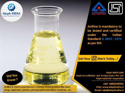 Isi Mark Certification For Aniline