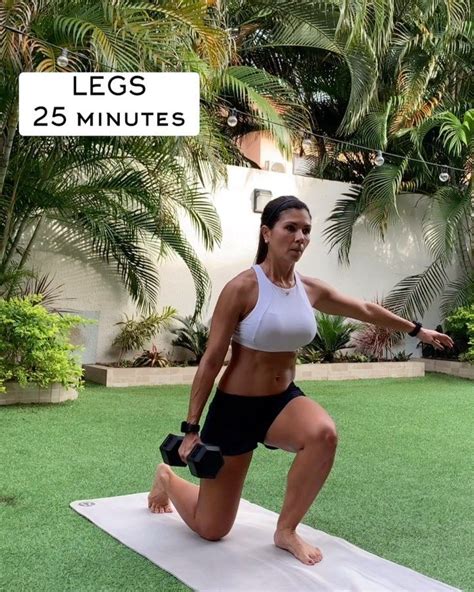 Mariela On Instagram “🔥 Legs 25 Minutes 🔥 Hard And Effective Workout To Strength And Tone