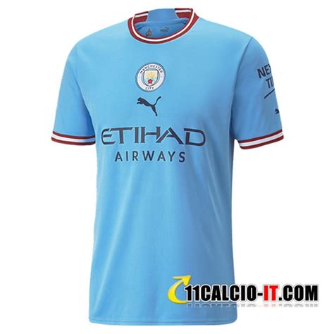 Personalizzazione Nuovo Maglie Calcio Manchester City Prima