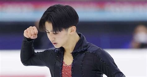 中村俊介、日本勢トップ3位発進「この舞台でノーミスの演技、うれしい」 全日本ジュニア王者・吉岡希は5位、片伊勢武アミンは6位／フィギュア サンスポ