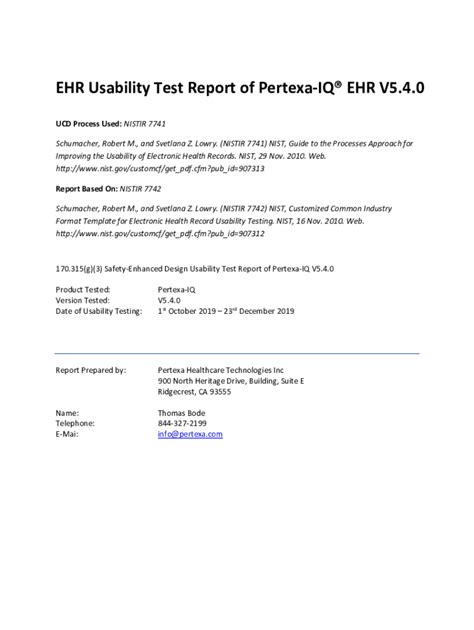 Fillable Online The Effect Of Electronic Health Record Usability