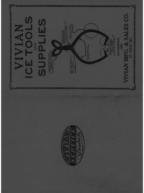 Vivian Ice Tools Catalog Pdf