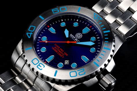 OceanicTime - DEEP BLUE Watches DIVER PRO 1000 AUTOMATIC